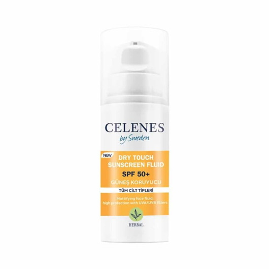 Celenes By Sweden Dry Touch Sunscreen Fluid +50 Spf 50 Ml
