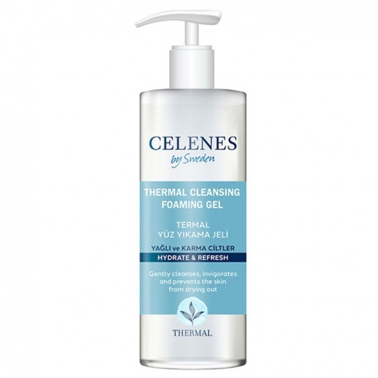 Celenes By Sweden Thermal Facial Cleansing Gel Oily And Combination Skin 250 Ml