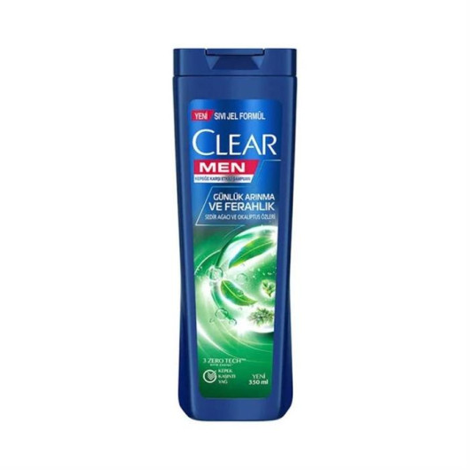 Clear Men Daily Purification And Refreshment Anti-Dandruff Shampoo 350 Ml