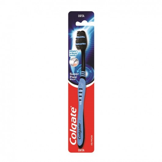 Colgate Toothbrush Super Flexi Single Black