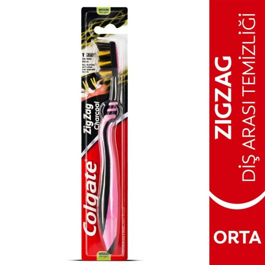 Colgate Toothbrush - Zigzag Charcoal Interdental Cleaning