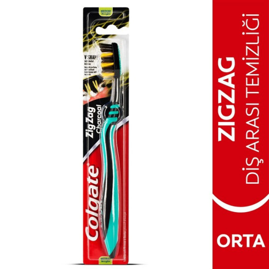 Colgate Toothbrush - Zigzag Charcoal Interdental Cleaning