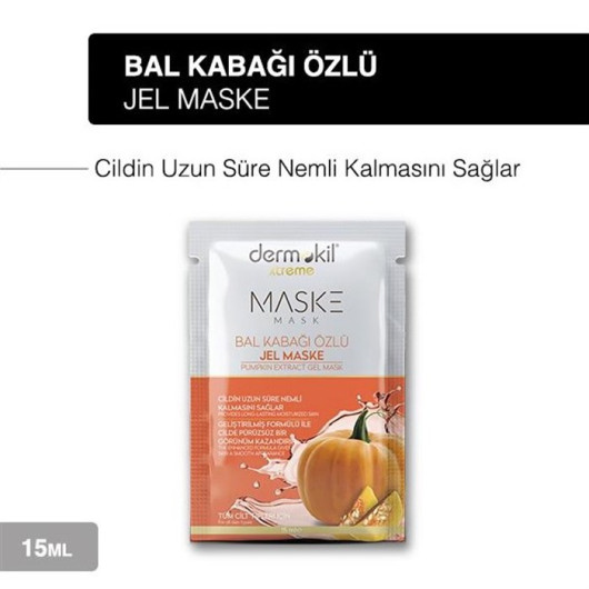 Dermokil Gel Face Mask With Pumpkin Extract 15 Ml