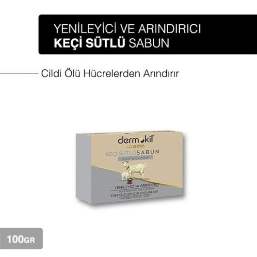 Dermokil Goat Milk Extract Solid Soap 100 Gr