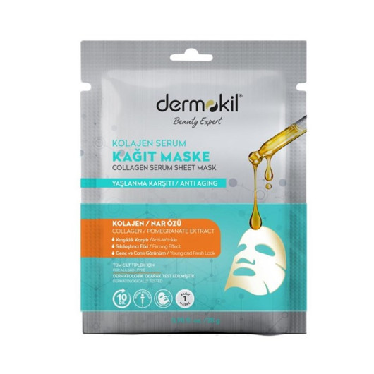 Dermokil Collagen Serum Paper Mask 28 Gr