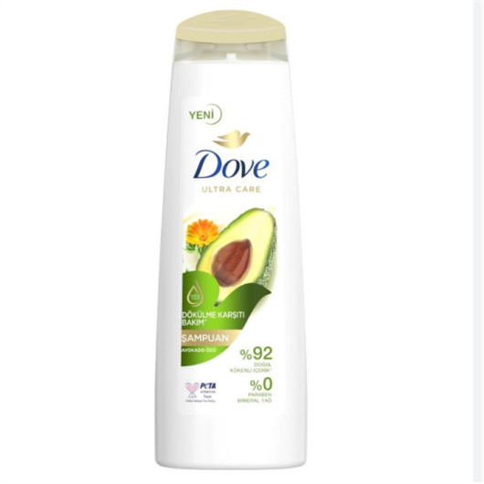 Dove Shampoo Moisturizing Avocado Calendula Extract 400 Ml
