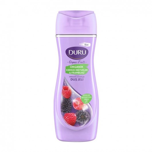 Duru Shower Gel Organic Fruits Red Fruits & Raspberry 450 Ml