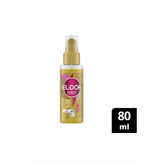 Elidor Nature's Energy Hair Care Oil Coconut Extract 80 Ml