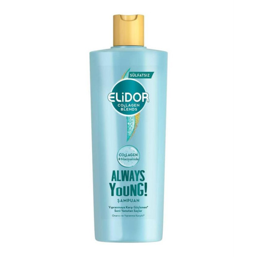 Elidor Shampoo Always Young Sulfate Free 350 Ml