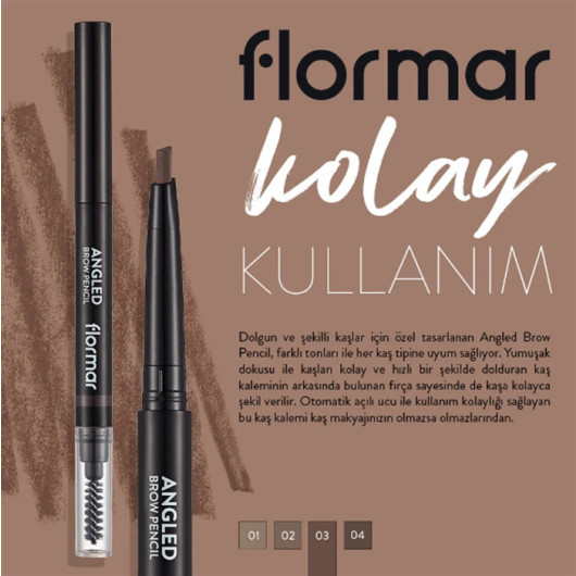 Flormar Eyebrow Pencil No 402 Brown