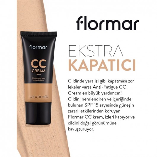 Flormar Color Leveling Cream Cc Cream Anti-Fatigue 04
