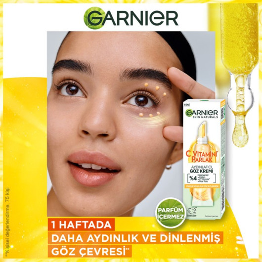 Garnier + Vitamin C Bright Illuminating Eye Cream 15 Ml