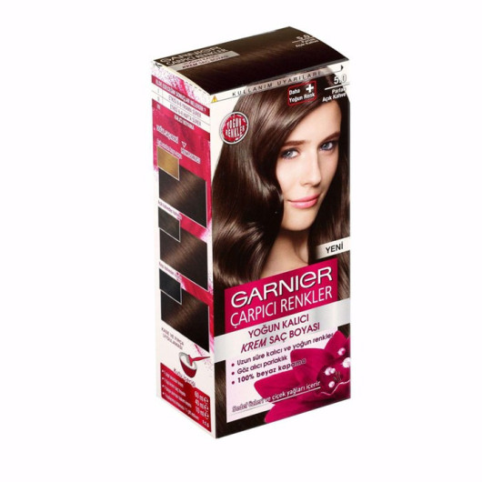 Garnier Hair Color 5.0 Glossy Light Brown