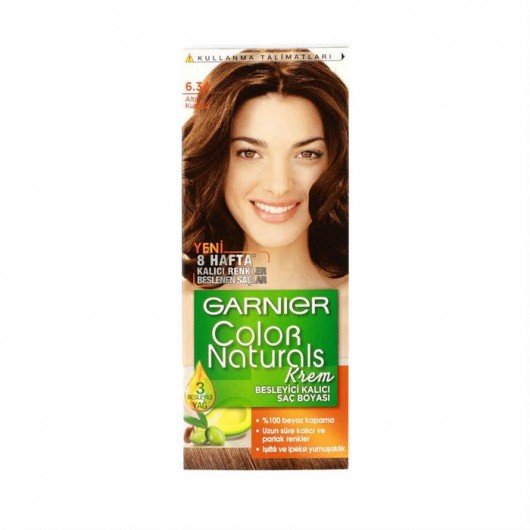 Garnier Color Natural Hair Color 6.34 Golden Chocolate
