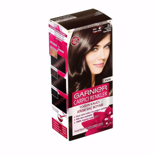 Garnier Color Naturals Hair Color 3/0 Striking Brown