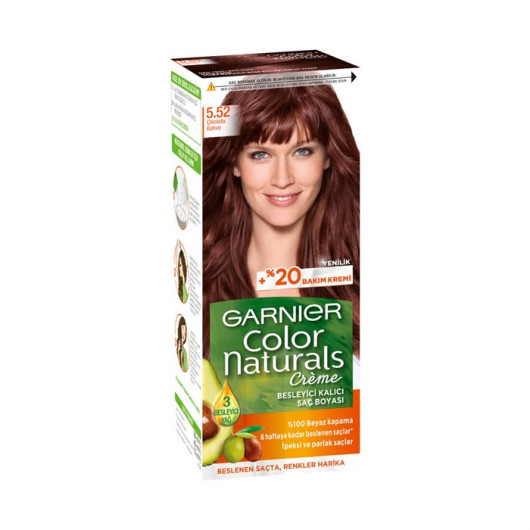 Garnier Color Naturals Hair Color 5.52 Chocolate Brown