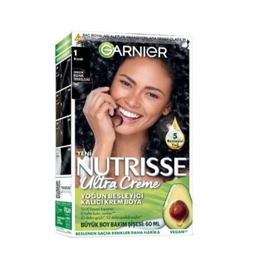 Garnier Nutrisse Kit Dye 1.0 Black