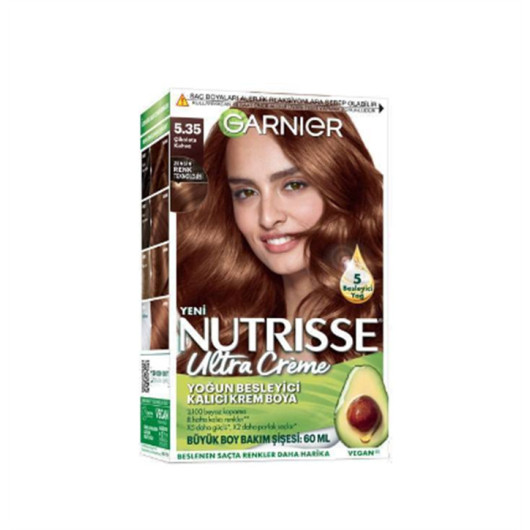 Garnier Nutrisse Kit Dye 5.35 Chocolate Brown