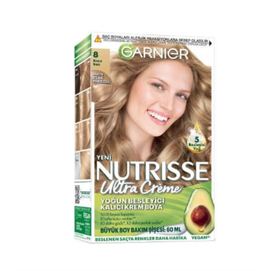 Garnier Nutrisse Kit Dye 8.80 Vanilla