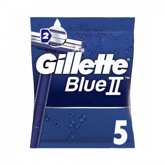 Gillette Blue2 Regular Disposable Razor 5 Pcs