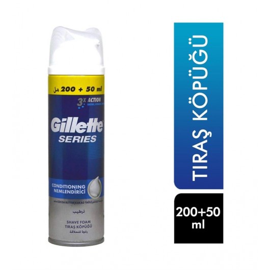 Gillette Series Moisturizing Shaving Foam 250 Ml