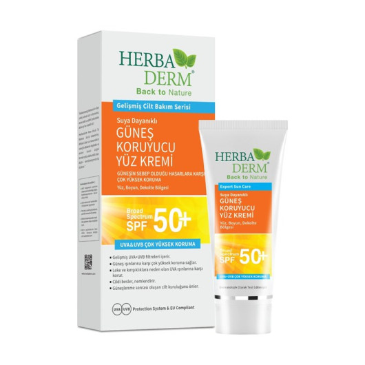 Waterproof Face Sun Cream Spf 50+ 75 Ml