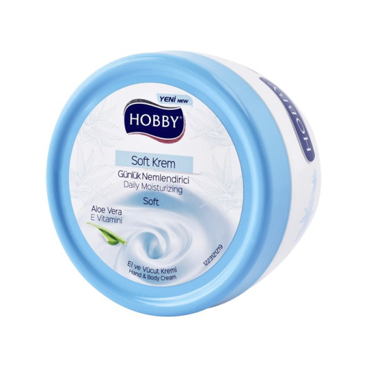 Hobby Soft Hand & Body Cream With Aloe Vera Extract 250 Ml