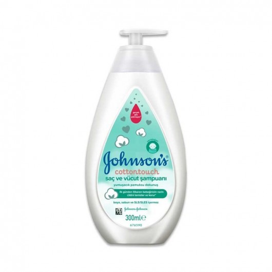 Johnsons Newborn Baby Shampoo - Cotton Touch 300 Ml