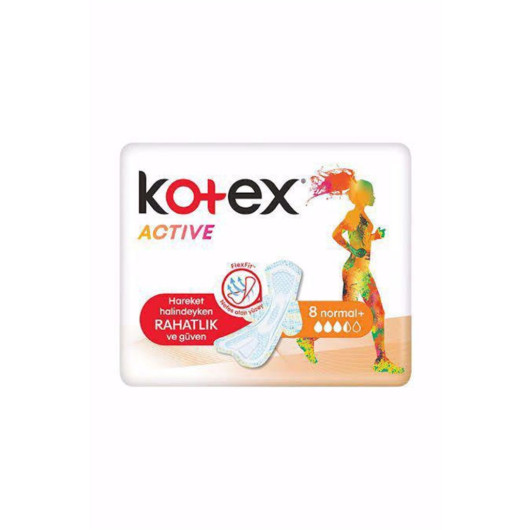 Kotex Active Hygienic Pad Ultra Extra Normal 8Pcs