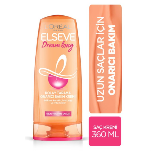 Loreal Elseve Hair Conditioner Dream Long Easy Combing Care Effect 360 Ml