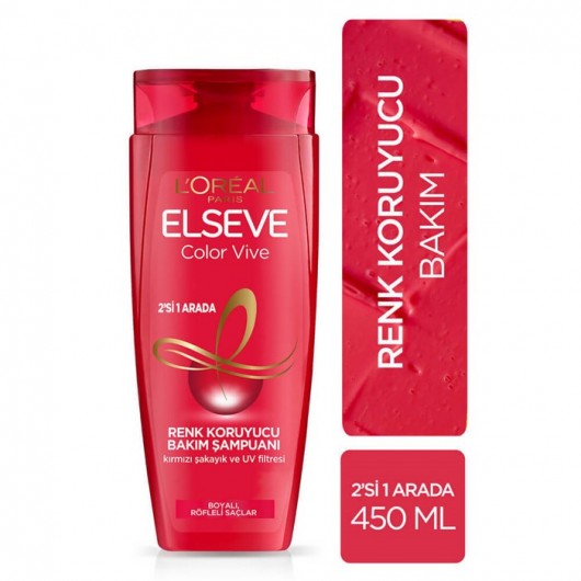 Loreal Elseve Shampoo Colorvive Color Protective Care 2 In 1 450 Ml