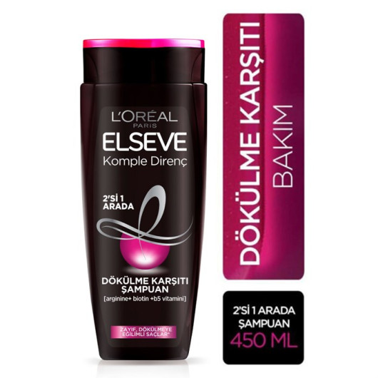 Loreal Elseve Shampoo Resistance Anti Hair Loss 2 In 1 50 Ml
