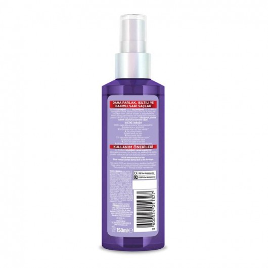 Yellow Hair Rescuer 10 Effects 1 In 1 Purple Liquid Care Cream 150 Ml