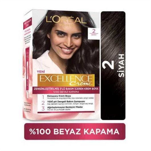 Loreal Excellence Paint 2/0 Black