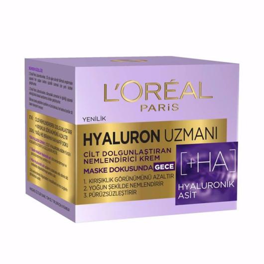 Loreal Paris Hyaluron Expert Moisturizing Night Cream 50 Ml