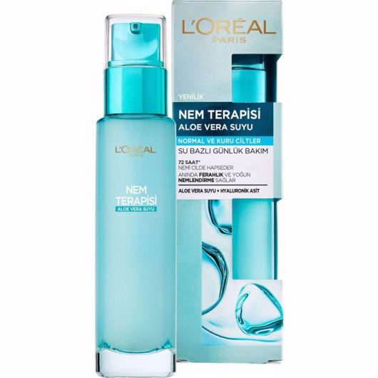 Loreal Paris Moisture Therapy Aloe Vera Extract Water Based Daily Care 70 Ml