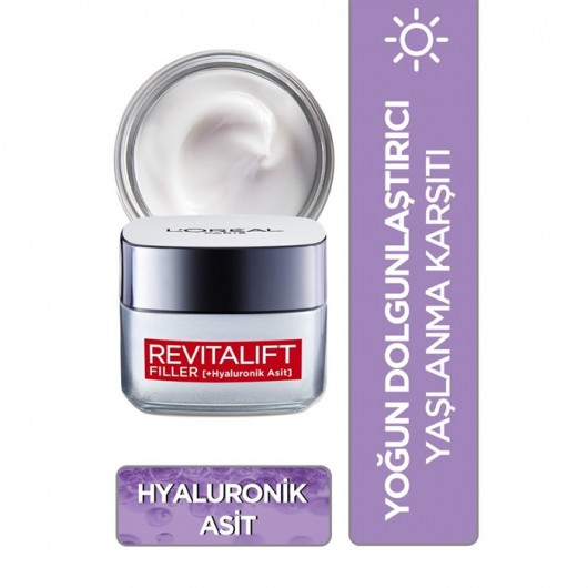 Loreal Paris Revitalift Filler +Hyaluronic Acid Intensive Plumping Anti-Aging Day Cream 50 Ml
