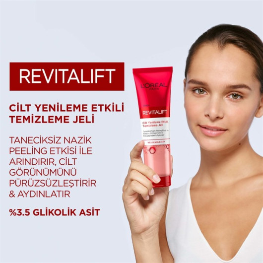 Loreal Paris Revitalift Glycolic Acid Facial Cleansing Gel With Skin Renewal Effect 150 Ml