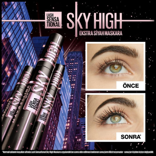 Maybelline New York Lash Sensational Sky High Cosmic Black Mascara
