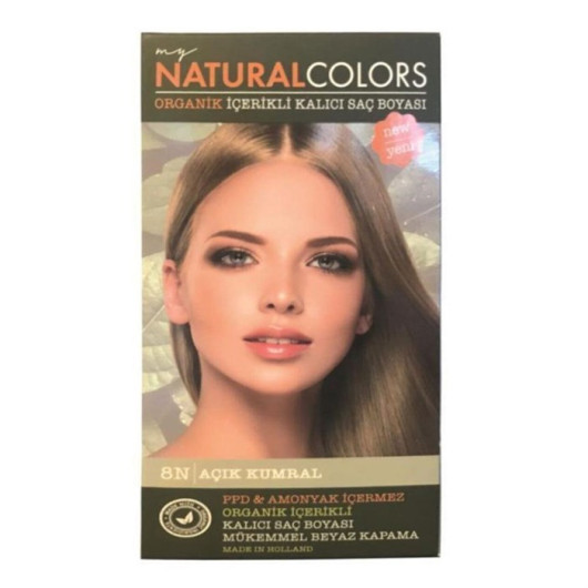 Natural Colors Organic Hair Color 8N Light Auburn