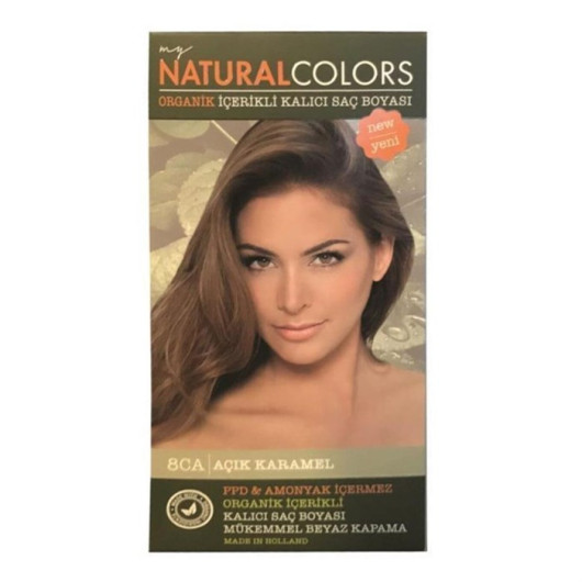Organic Permanent Hair Color 8Ca Light Caramel