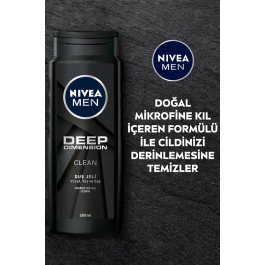 Nivea Shower Gel Deep Dimension 500 Ml