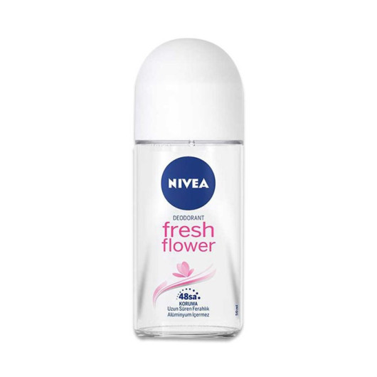 Nivea Women's Roll-On Deodorant Fresh Flower 50 Ml