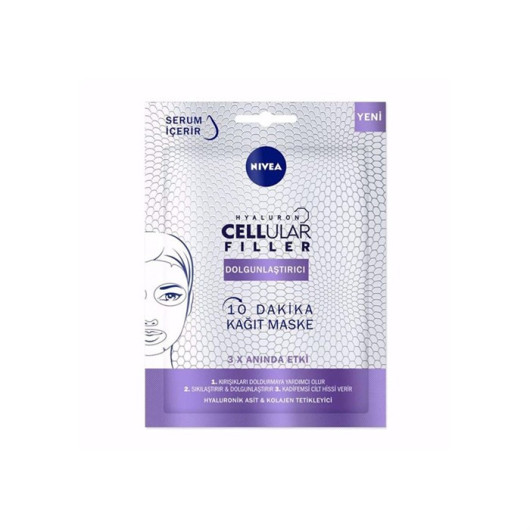 Nivea Paper Face Care Mask Hyaluron Plumping Effect 28 Gr