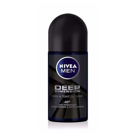 Nivea Men Deep Dimension Men Roll On Deodorant 50 Ml