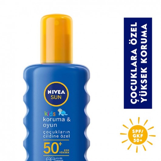 Nivea Sun Kids Moisturizing Kids Sun Spray 50+ Very High Protection 200 Ml