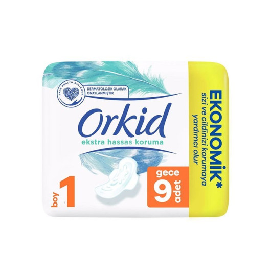 Orkid Sanitary Pad Extra Sensitive Protection Normal Single