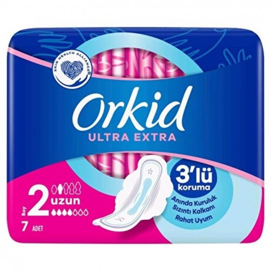 Orkid Ultra Extra Hygienic Pad Long Single Pack 7 Pcs