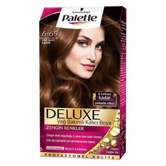 Palette Deluxe Kit Hair Color 6.65 Glamorous Brown