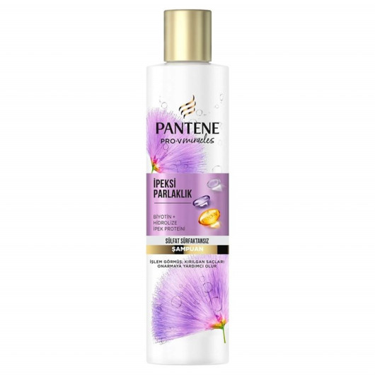 Pantene Pro-V Sulfate Free Shampoo Silky Shine 225 Ml